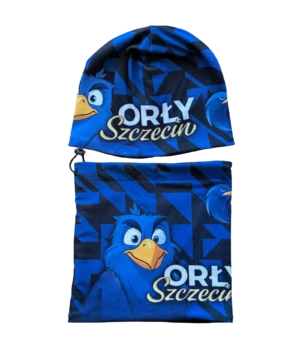 Zestaw czapka + komin z podszywanym mikropolarem